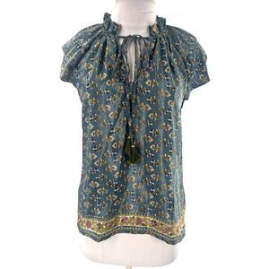 Perry Walker Collective Silk Blouse Size S